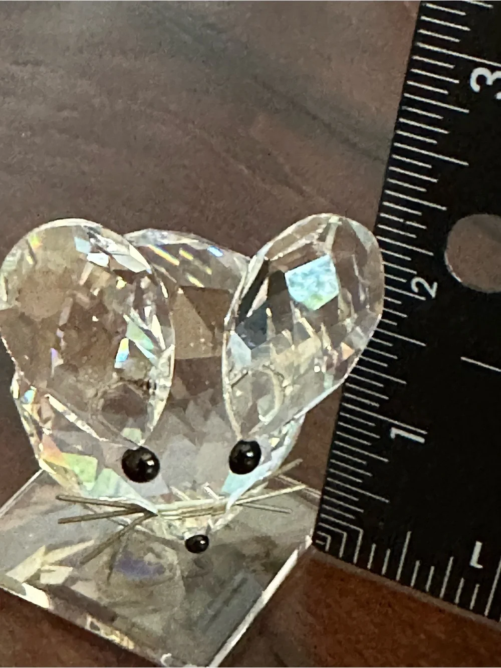 Swarovski Crystal Mouse **Missing Tail**